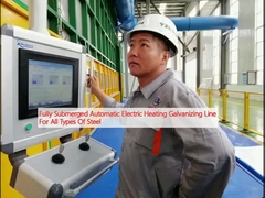 Ligne de galvanisation électrique automatique entièrement immergée pour tous les types d'acier