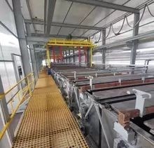 Ligne de marinage continue fluorhydrique nitrique contrôle précis