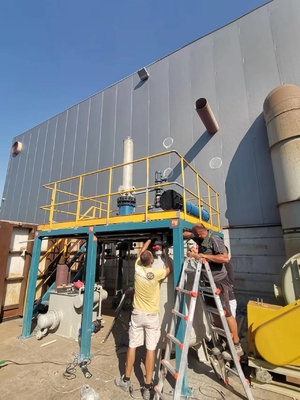 Système d'extraction de vapeur d'acide d'acier inoxydable 1200 mm x 800 mm x 1500 mm pour l'extraction dans l'industrie