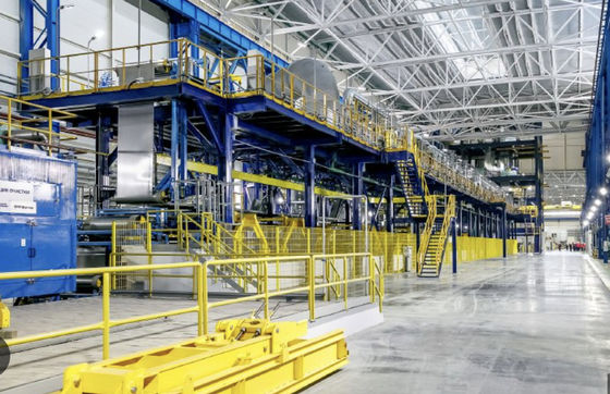 Ligne de galvanisation à chaud 0-15m/min avec combustion pulsée à haute vitesse